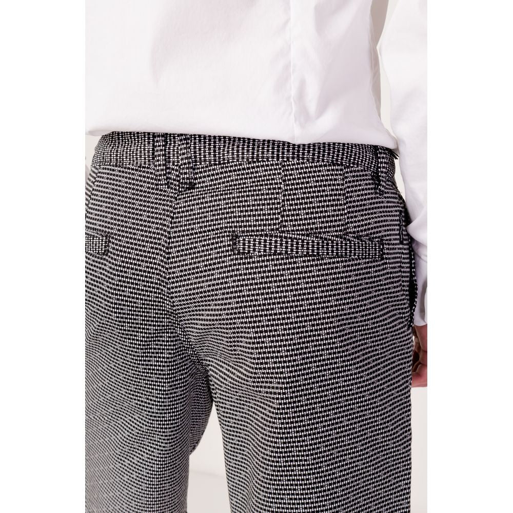Armani Exchange Black And White Cotton Bermuda -   -  Armani Exchange.