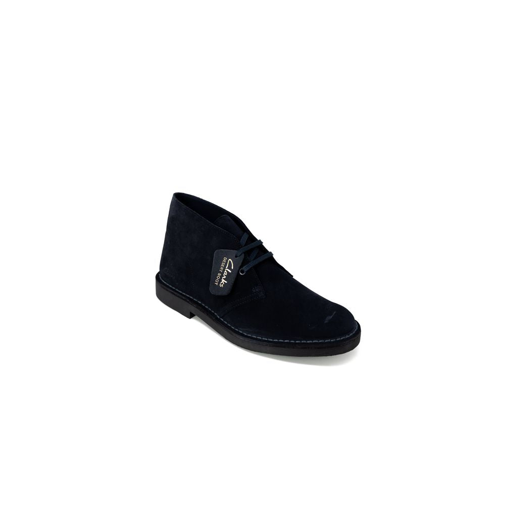 Clarks Blue Leather Boot -   -  Clarks.