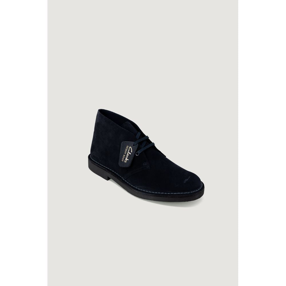 Clarks Blue Leather Boot -   -  Clarks.