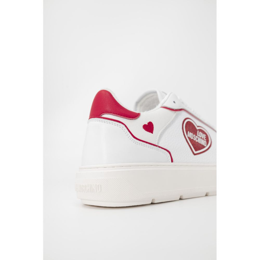 Love Moschino Red Polyethylene Sneaker -   -  Love Moschino.