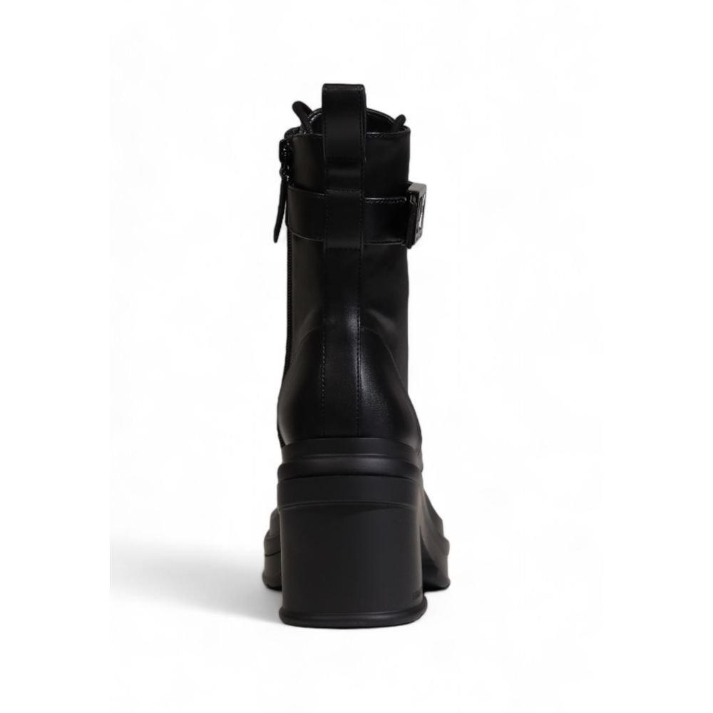 Armani Exchange Black Polyester Boot -   -  Armani Exchange.