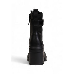 Armani Exchange Black Polyester Boot -   -  Armani Exchange.