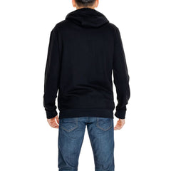 EA7 Emporio Armani Black Cotton Hoody -   -  EA7 Emporio Armani.