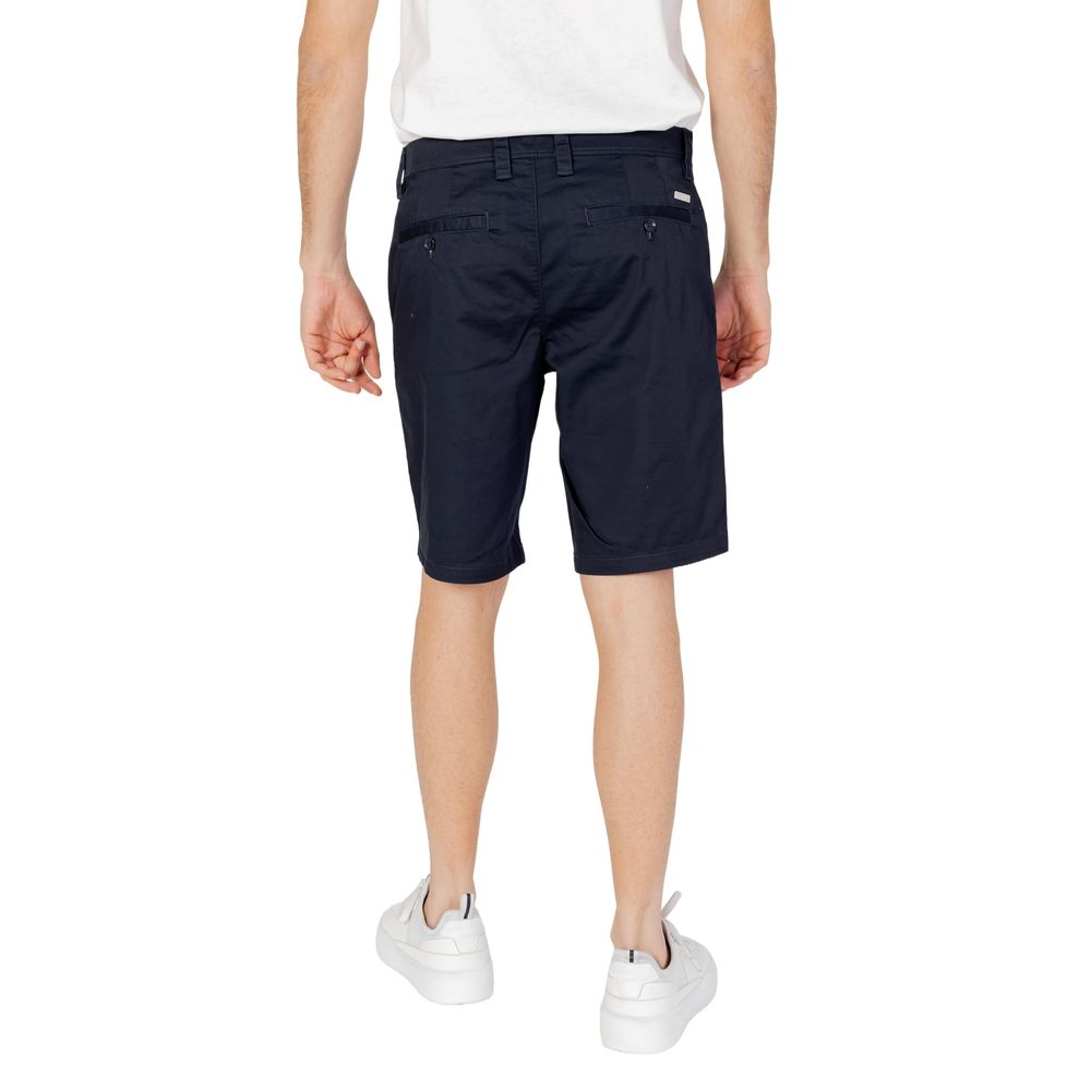Armani Exchange Blue Cotton Bermuda -   -  Armani Exchange.