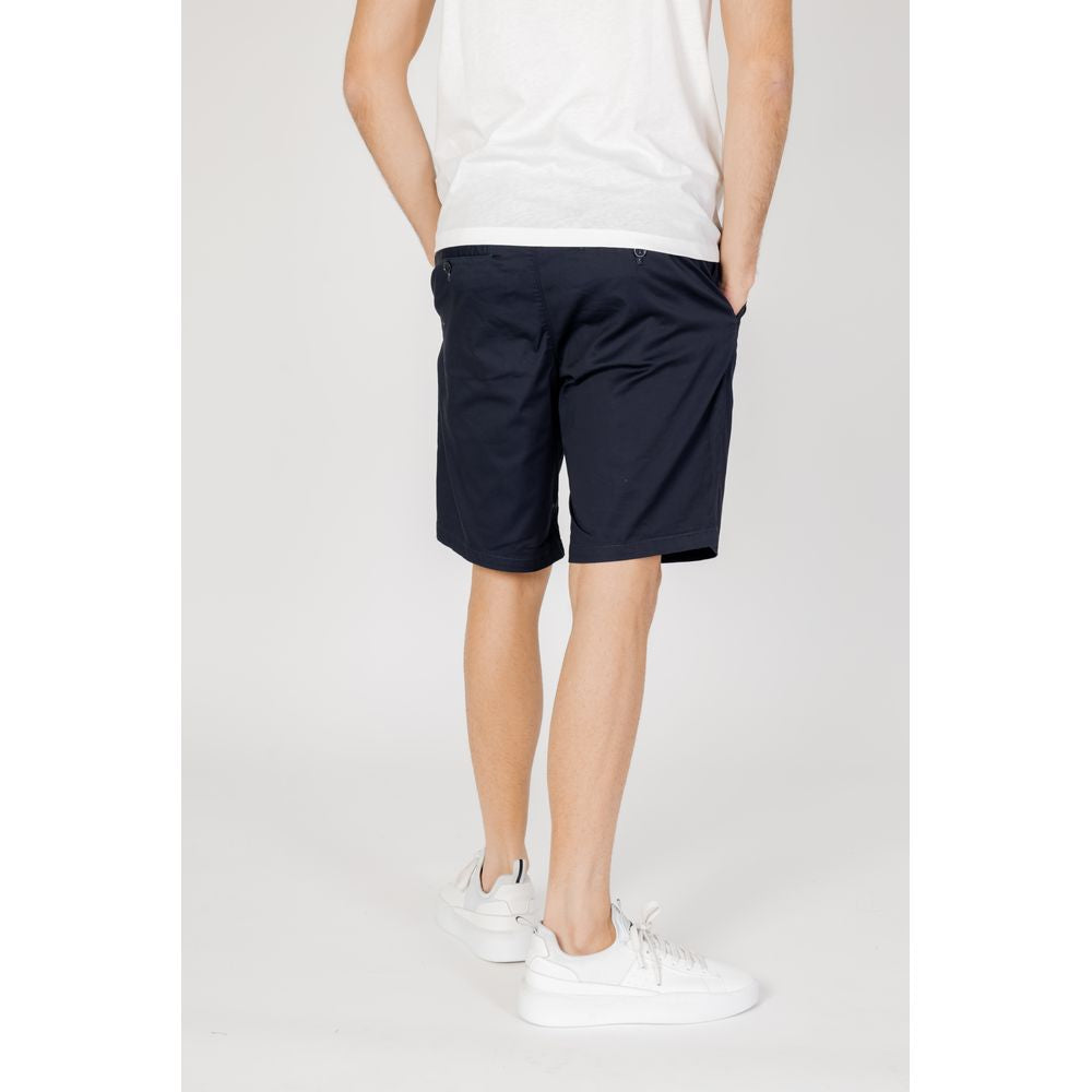 Armani Exchange Blue Cotton Bermuda -   -  Armani Exchange.