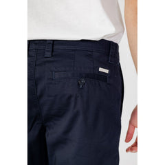 Armani Exchange Blue Cotton Bermuda -   -  Armani Exchange.