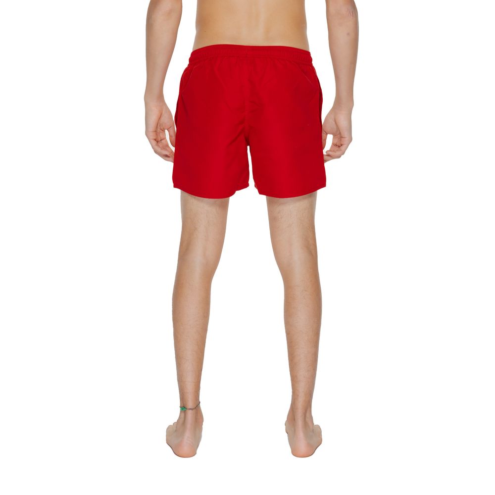 EA7 Emporio Armani Red Polyester Swim Short -   -  EA7 Emporio Armani.