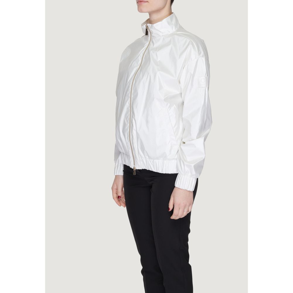 Suns White Polyester Jackets & Coat -   -  Suns.