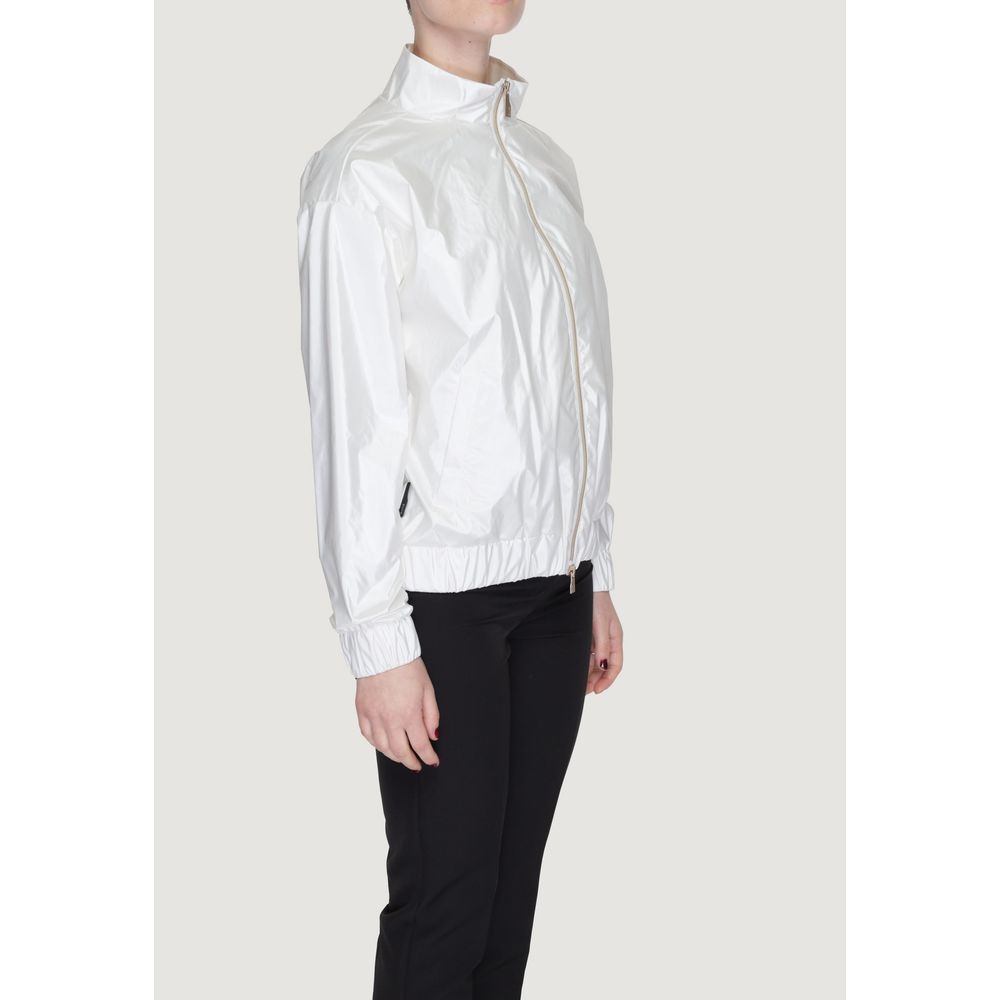 Suns White Polyester Jackets & Coat -   -  Suns.
