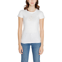 Armani Exchange White Cotton T-Shirt -   -  Armani Exchange.