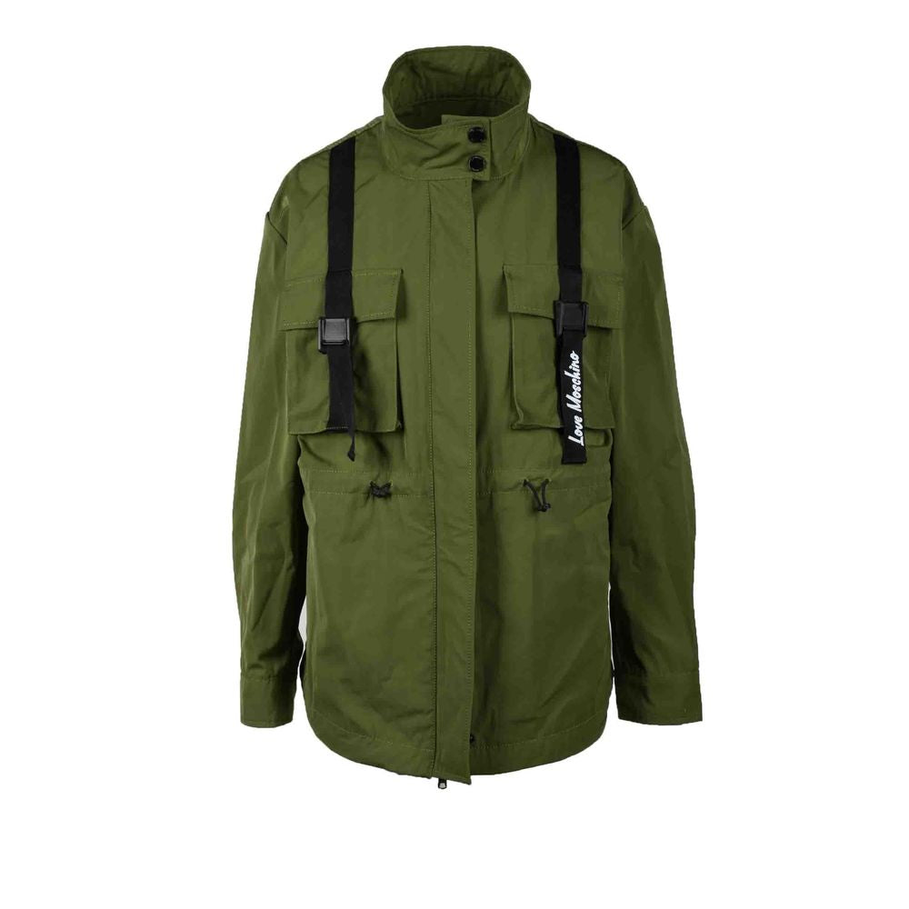 Love Moschino Green Polyester Jackets & Coat -   -  Love Moschino.