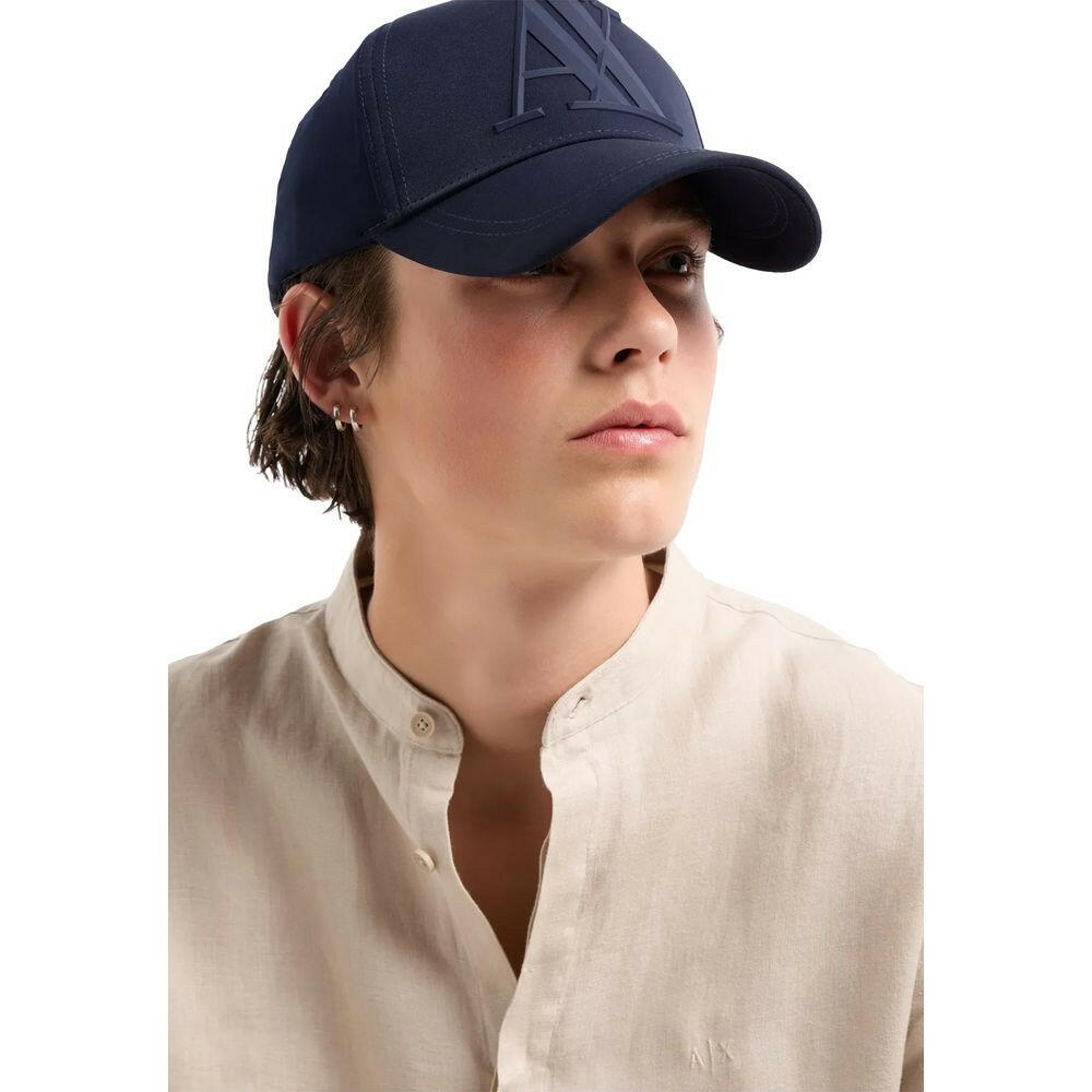 Armani Exchange Blue Polyester Caps Baseball Hat -   -  Armani Exchange.