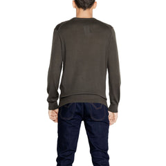 Armani Exchange Green Wool Sweater -   -  Armani Exchange.