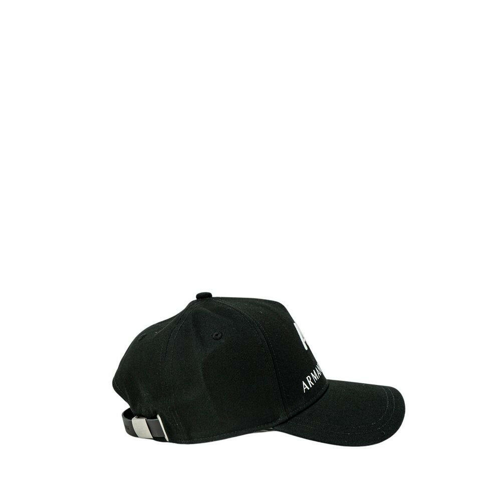 Armani Exchange Black Cotton Caps Baseball Hat -   -  Armani Exchange.