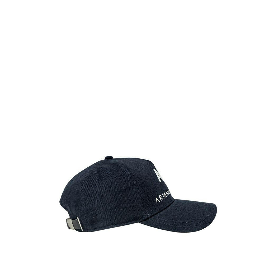 Armani Exchange Blue Cotton Caps Baseball Hat -   -  Armani Exchange.