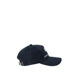 Armani Exchange Blue Cotton Caps Baseball Hat -   -  Armani Exchange.