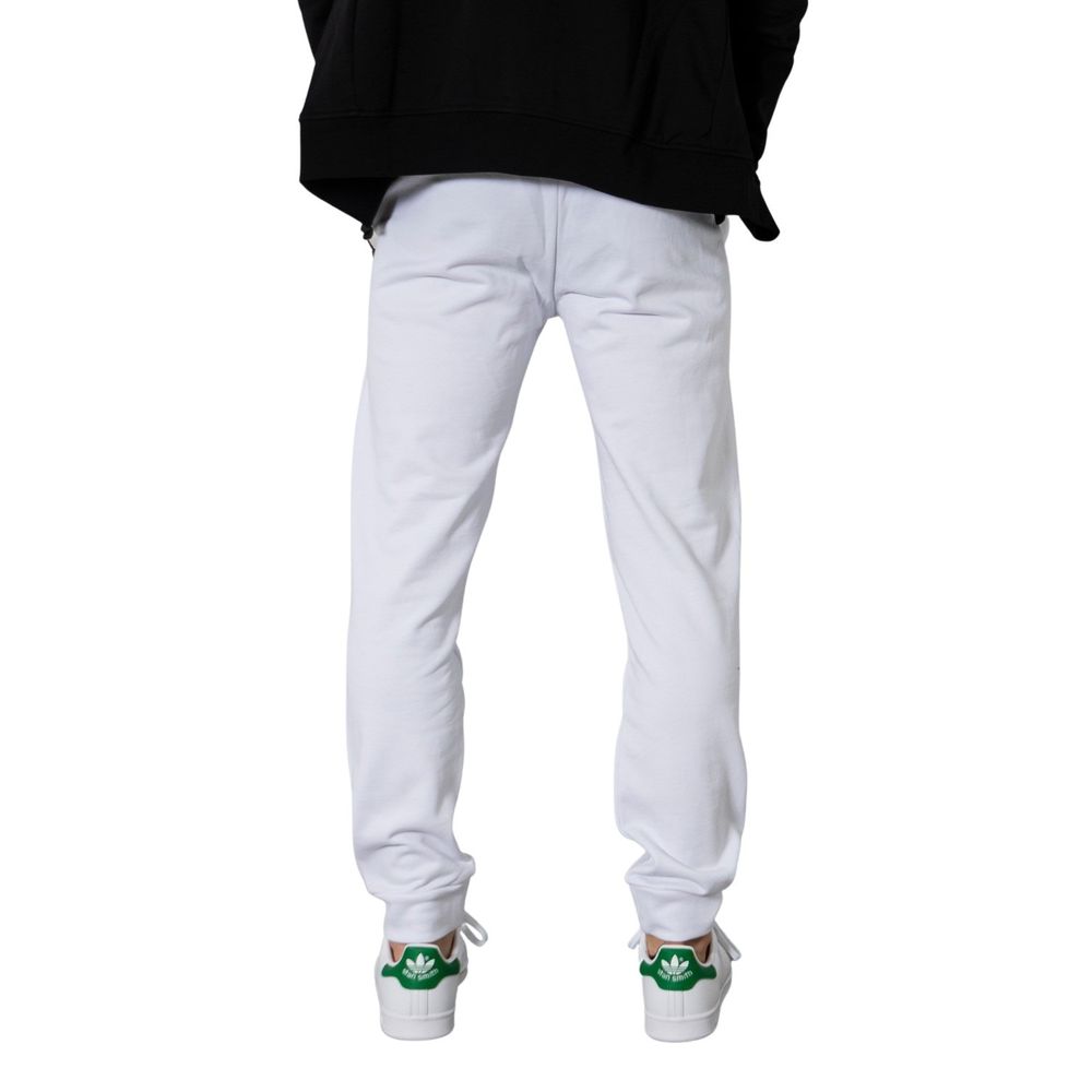 Armani Exchange White Cotton Joggers Workout Pant -   -  Armani Exchange.