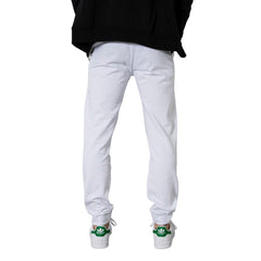 Armani Exchange White Cotton Joggers Workout Pant -   -  Armani Exchange.