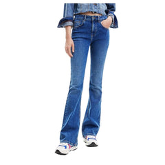 Desigual Blue Cotton Slim Fit Jean -   -  Desigual.