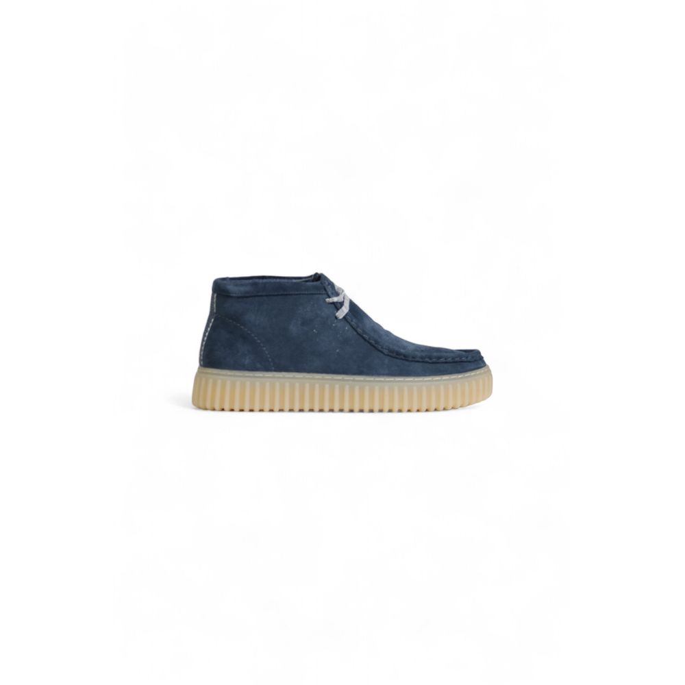 Clarks Blue Suede Leather Oxfords And Derby -   -  Clarks.