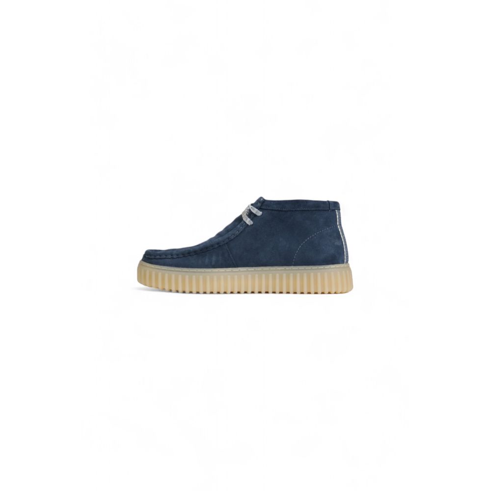 Clarks Blue Suede Leather Oxfords And Derby -   -  Clarks.