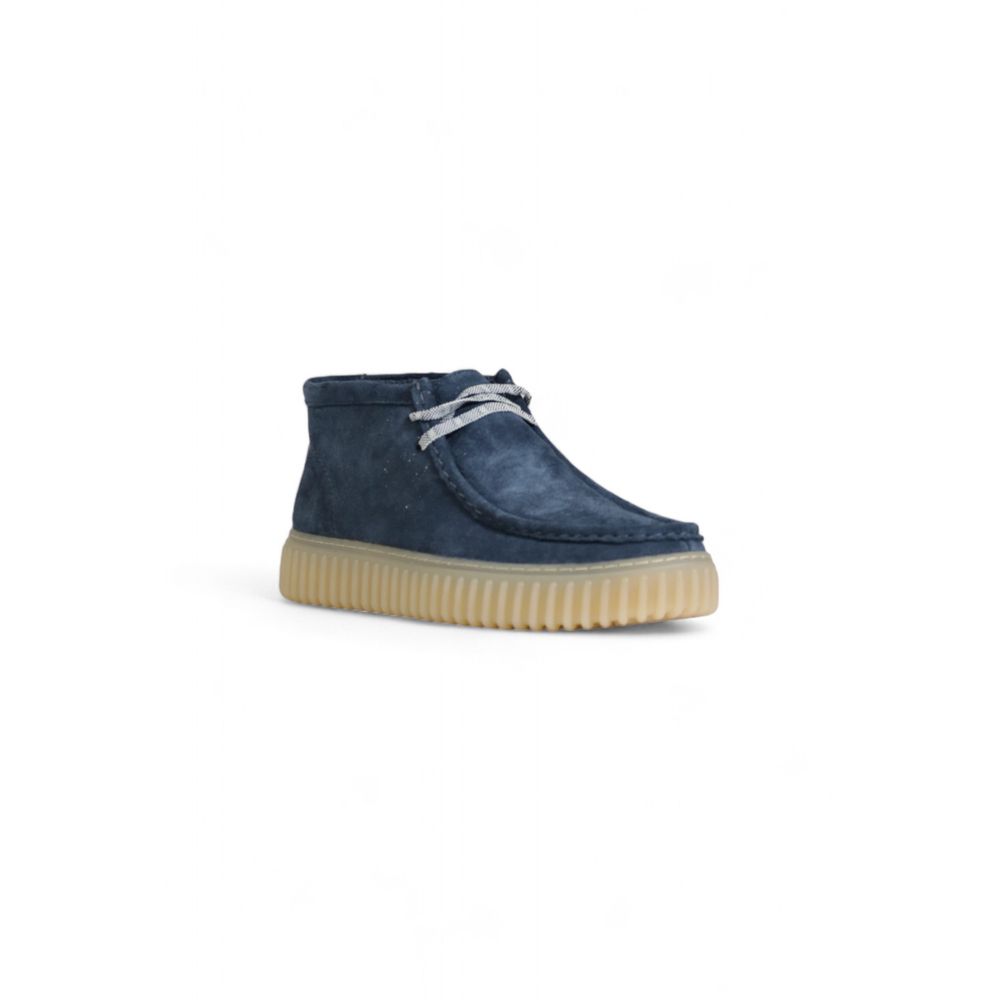 Clarks Blue Suede Leather Oxfords And Derby -   -  Clarks.