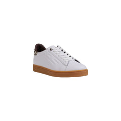EA7 Emporio Armani Beige Leather Sneaker -   -  EA7 Emporio Armani.