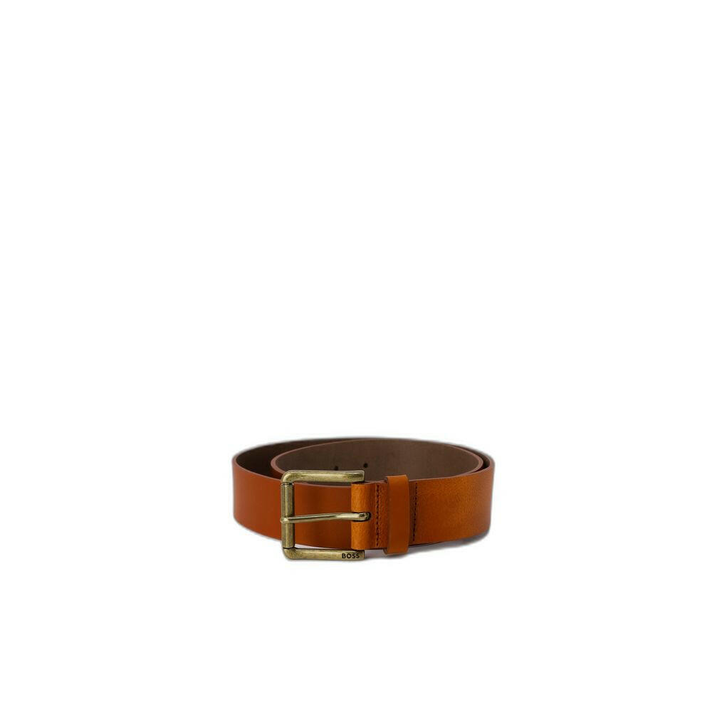 Hugo Boss Beige Leather Belt -   -  Hugo Boss.