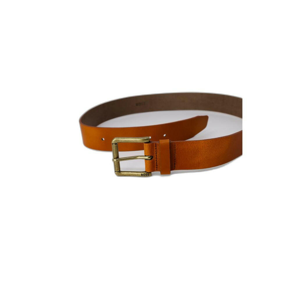 Hugo Boss Beige Leather Belt -   -  Hugo Boss.