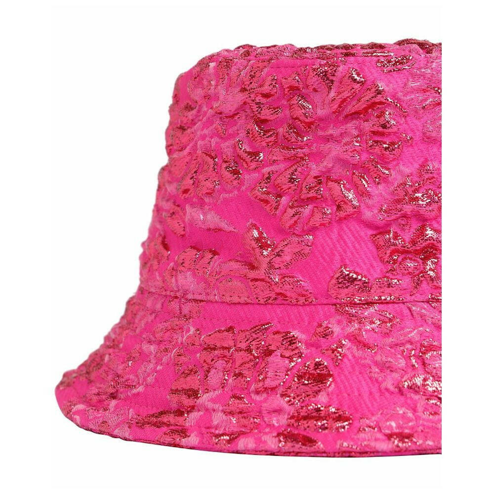 Valentino Garavani Fuchsia Silk Women Bucket Hat -   -  Valentino Garavani.