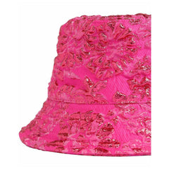Valentino Garavani Fuchsia Silk Women Bucket Hat -   -  Valentino Garavani.