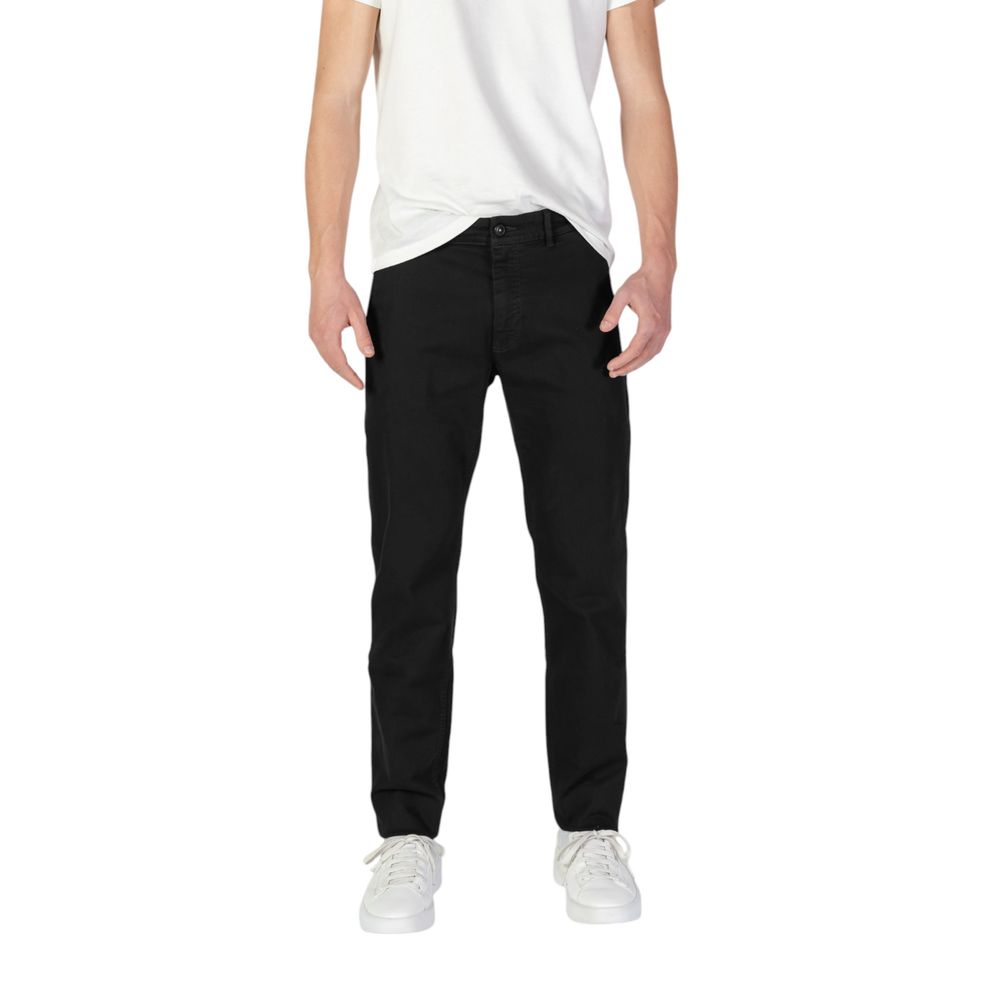 Hugo Boss Black Cotton Skinny Pant -   -  Hugo Boss.