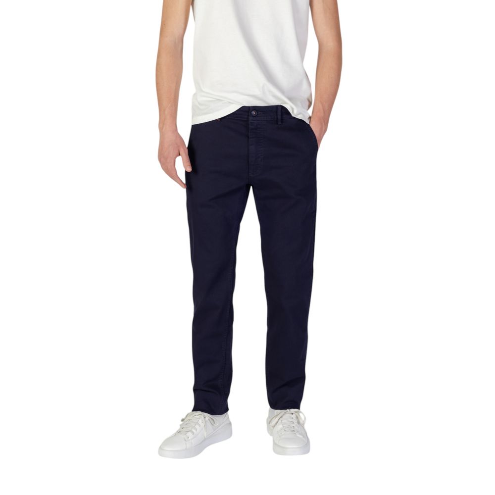 Hugo Boss Blue Cotton Skinny Pant -   -  Hugo Boss.