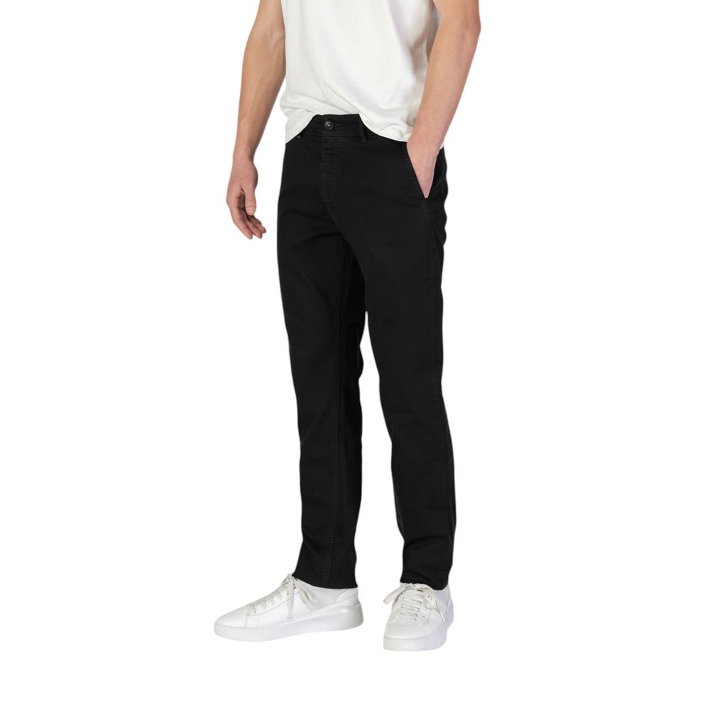 Hugo Boss Black Cotton Skinny Pant -   -  Hugo Boss.