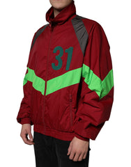 Dolce & Gabbana Multicolor Nylon Full Zip Windbreaker Jacket -   -  Dolce & Gabbana.