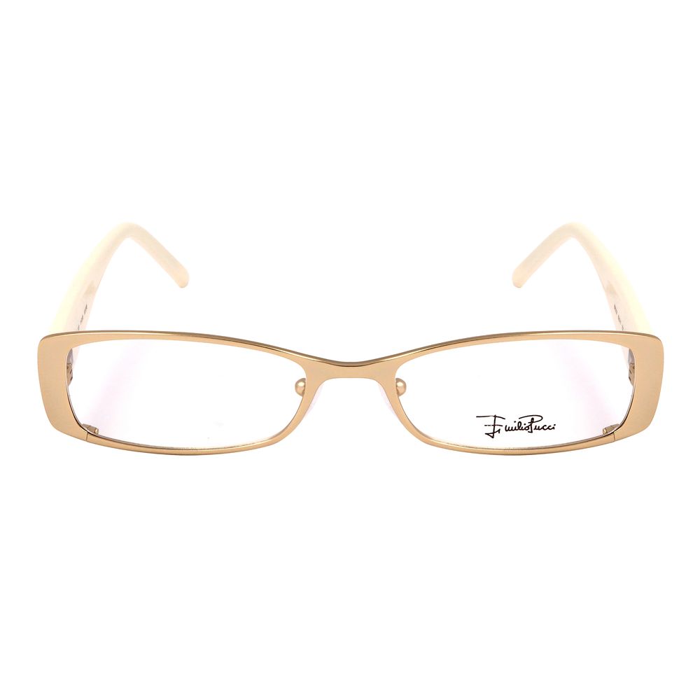 Emilio Pucci Gold Metal Frames -   -  Emilio Pucci.
