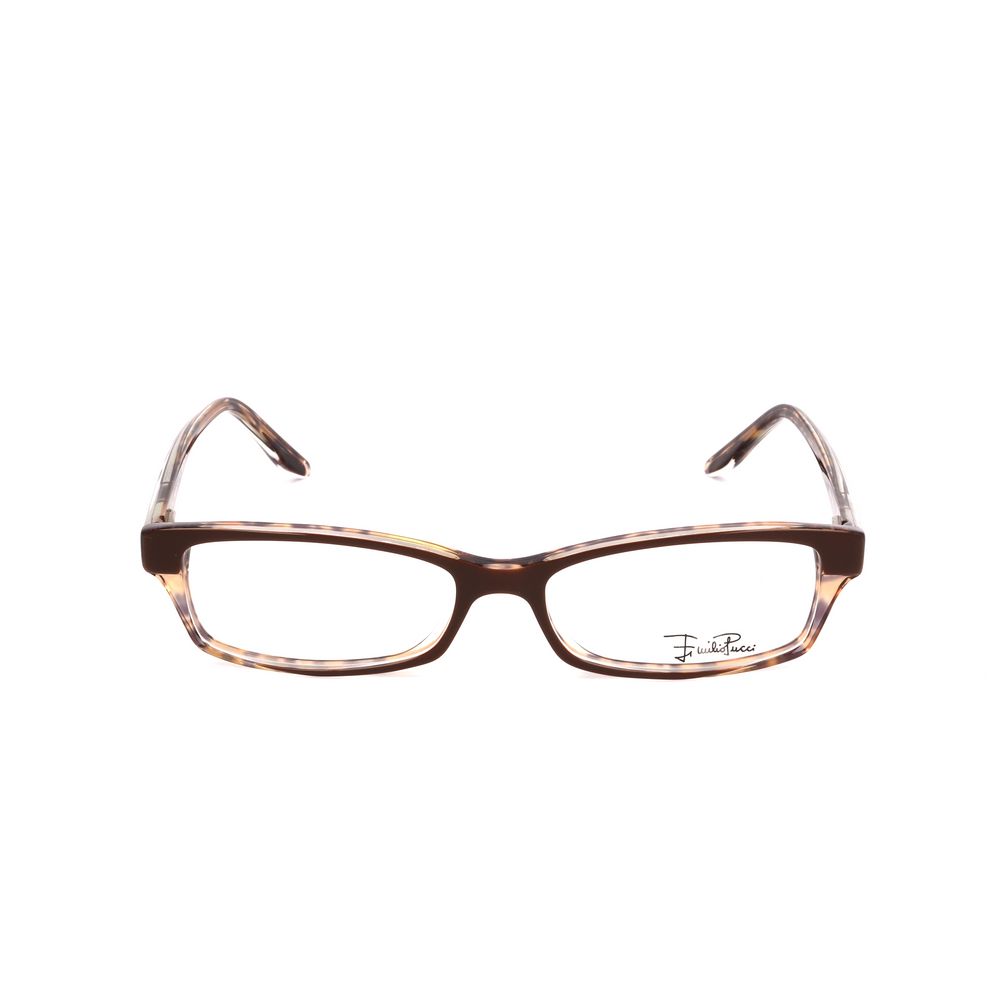 Emilio Pucci Brown Plastic Frames -   -  Emilio Pucci.