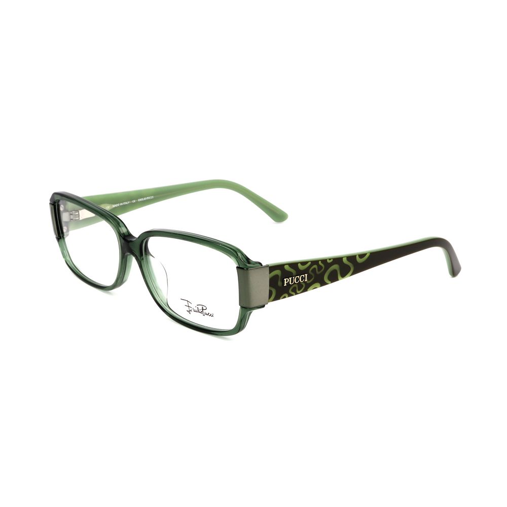 Emilio Pucci Olive Plastic Frames -   -  Emilio Pucci.