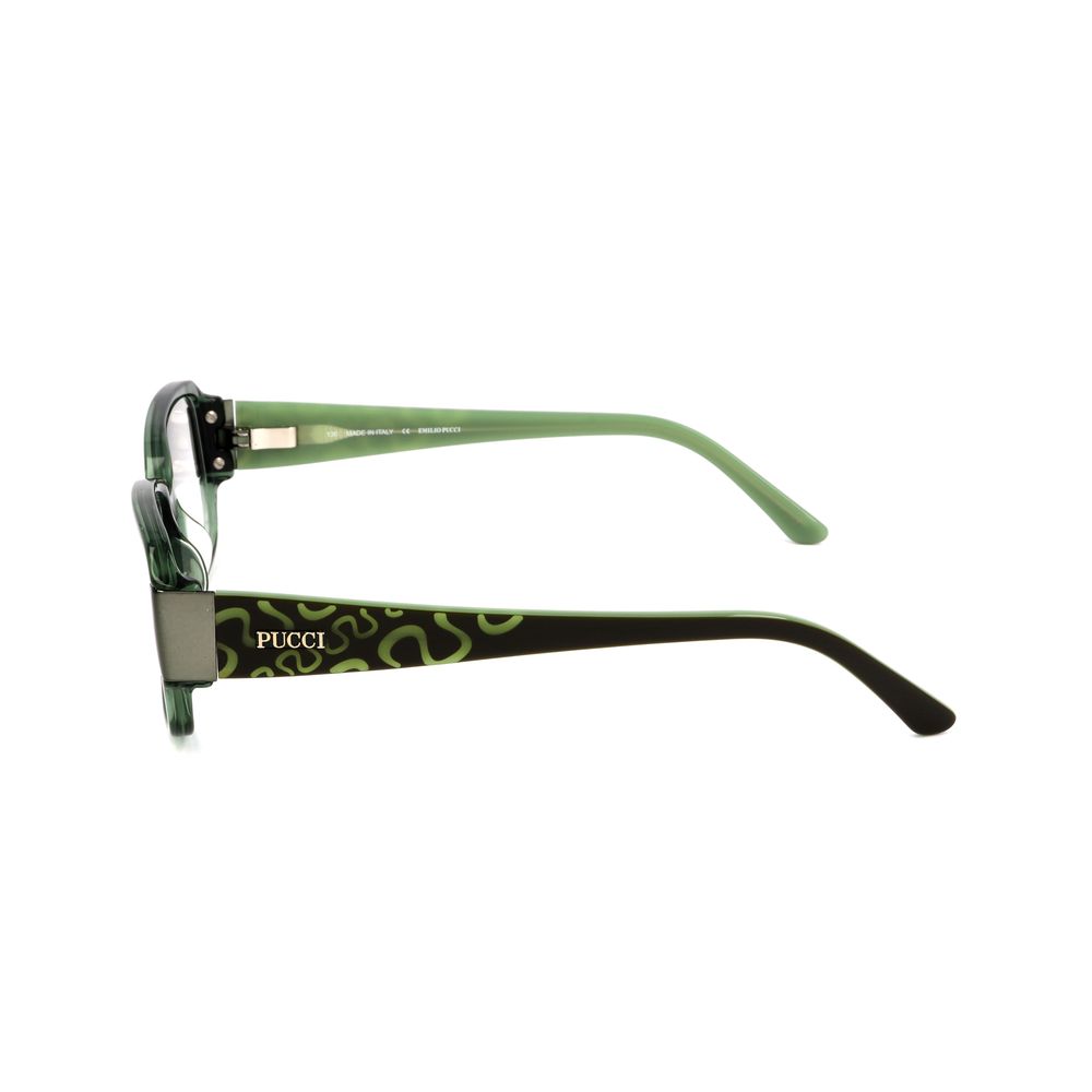 Emilio Pucci Olive Plastic Frames -   -  Emilio Pucci.
