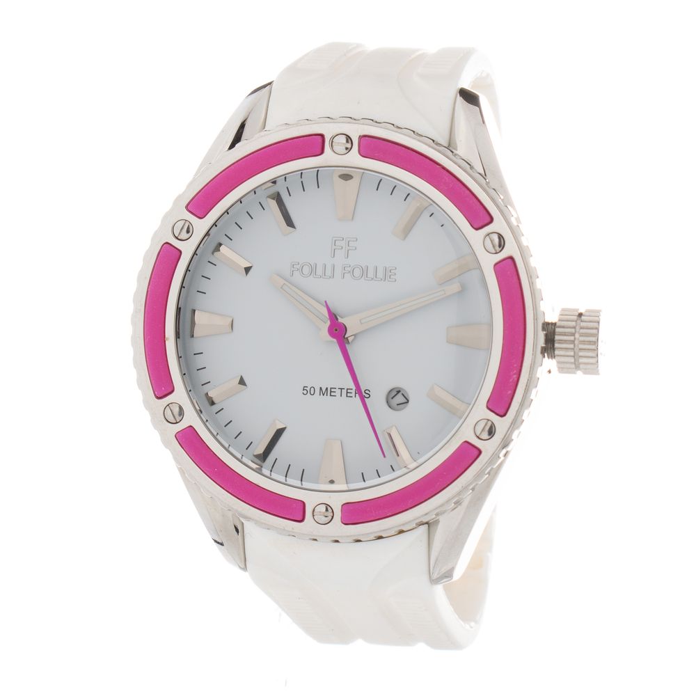 Folli Follie White Synthetic Watch -   -  Folli Follie.