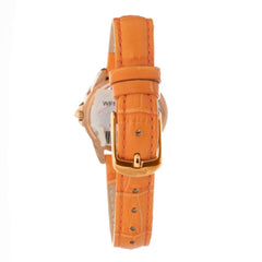Folli Follie Orange Leather Watch -   -  Folli Follie.