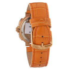 Folli Follie Orange Leather Watch -   -  Folli Follie.