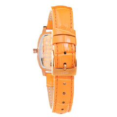 Folli Follie Orange Leather Watch -   -  Folli Follie.