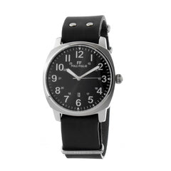 Folli Follie Black Leather Watch -   -  Folli Follie.