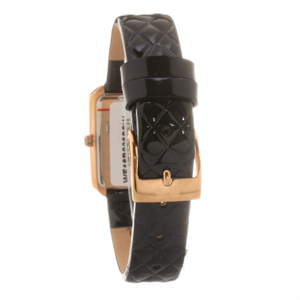 Folli Follie Black Leather Watch -   -  Folli Follie.