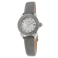 Folli Follie Gray Leather Watch -   -  Folli Follie.