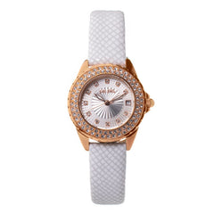 Folli Follie White Leather Watch -   -  Folli Follie.