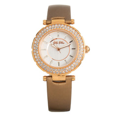 Folli Follie Brown Leather Watch -   -  Folli Follie.