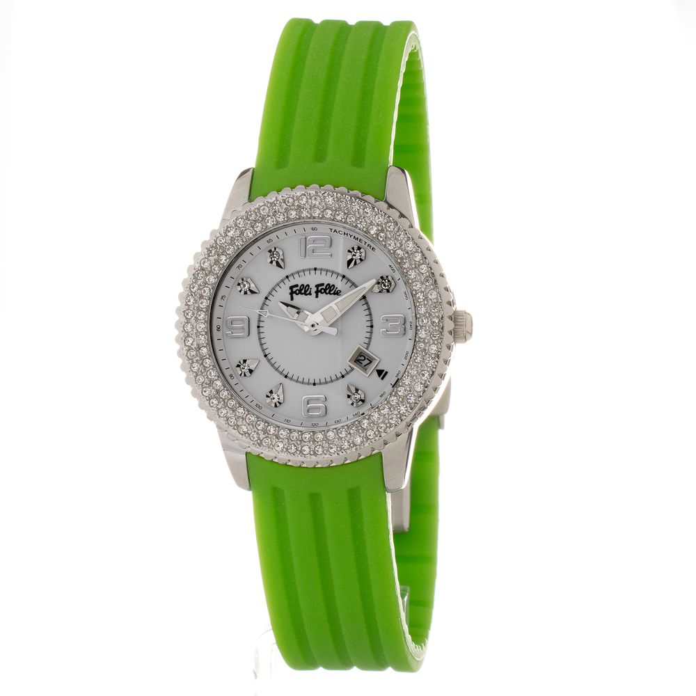 Folli Follie Green Synthetic Watch -   -  Folli Follie.