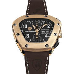 Lamborghini Black Leather Watch -   -  Lamborghini.